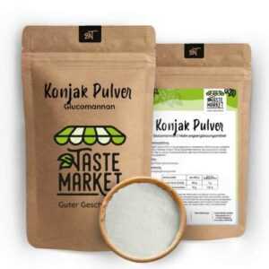 Konjak Pulver | GRÖSSENAUSWAHL | Glucomannan | natürliches Pulver | vegan