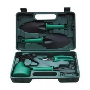 Gartengeräte 5-teilig Set Gartenwerkzeug Set mit Anti-Rost-Schaufel Harke Schere