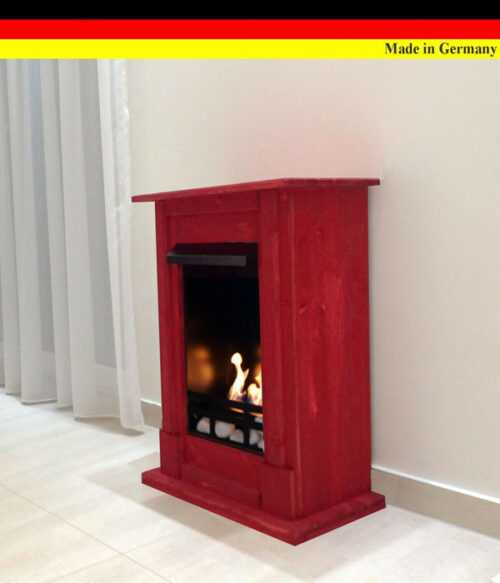 Ethanolkamin Gelkamin Kamin Fireplace Cheminee Caminetti Madrid Premium Rot