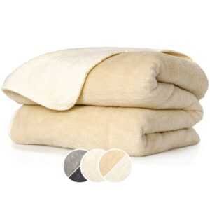 Kuscheldecke Tagesdecke Baumwolle Dralon Decke Premium Wohndecke