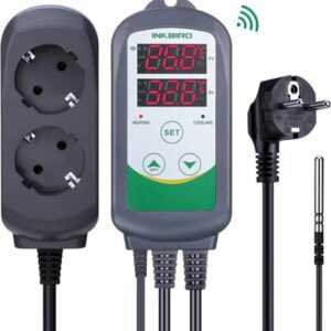 INKBIRD Digitaler Temperaturregler Thermostate Kühlstufen ITC-308 WLAN Reptilien