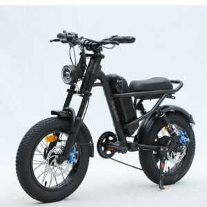 E-Bike 16 Zoll 3.0 Fat Reifen Elektrofahrrad 500W 36V 7.8AH Shimano 6 Gang DE