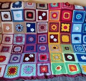 Häkeldecke Handarbeit