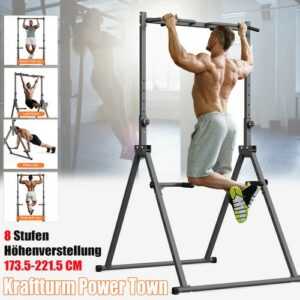 Power Tower Dip Station Pull Up Bar | Multi-Function Home Gym Fitnessgerät