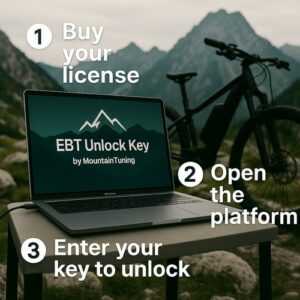 EBT Unlock Key: Lizenz zum Entsperren deines Pedelecs mit Bosch Gen1-Gen4 Motor