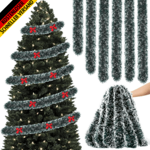 Axinyijia 10M Weihnachtsgirlande, Weihnachten Tannengirlande Weihnachtsdeko Girl