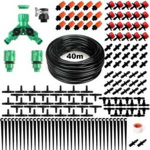 40M Micro Automatisch Bewässerungssystem Tropfschlauch Bewässerung Set Garten