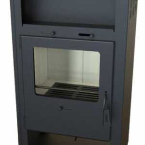 Kaminofen CECA schwarz für Holz+Kohlefeuerung – 6,6kW