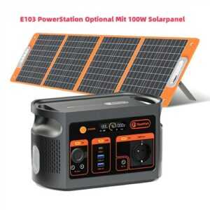 FlashFish 300W 179Wh Tragbare Powerstation Optional Mit 100W Tragbare Solarpanel