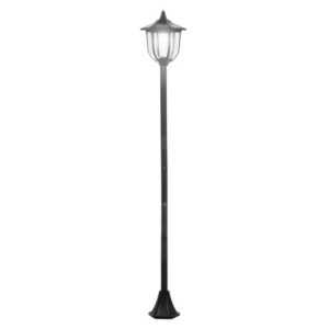 Outsunny Solar LED Gartenlaterne, 30/60 Lumen, Kunststoff, Schwarz