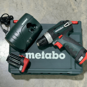 Metabo PowerMaxx BS Basic Akku-Bohrschrauber 2 Akku Ladegerät Koffer B-Ware # OK