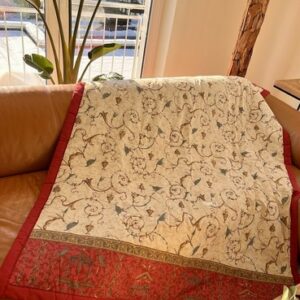 BASSETTI Plaid 155x220 OPLONTIS V8 rot DECKE Kuscheldecke