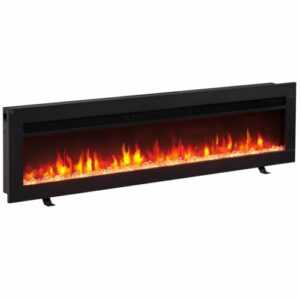 RETOURE Balderia Elektrokamin Agnes 50" | 3in1 Stand-, Wand- oder Einbaukamin