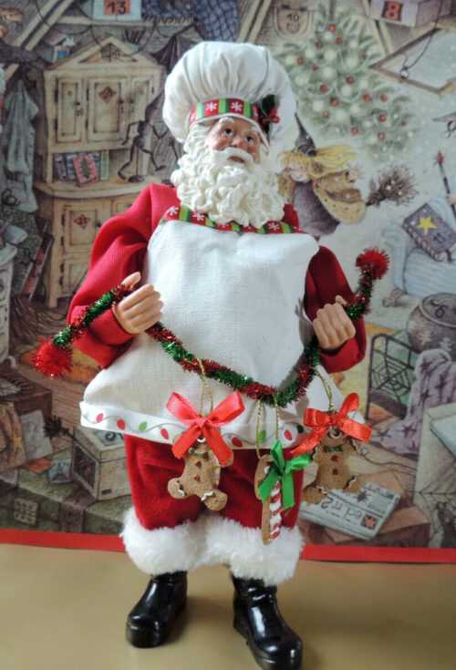 Weihnachtsmann Deko Nikolaus Santa Claus Weihnachten Christmas (ähnl Clayre&Eef)