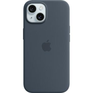 Apple OEM Silikon Case iPhone 15 MT0N3ZM/A Schutzhülle Sturmblau Blau