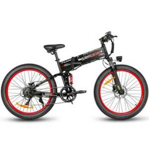 SAMEBIKE 26 Zoll Elektrofahrrad Klapprad City Ebike 45km/h 1000W 48V 15AH