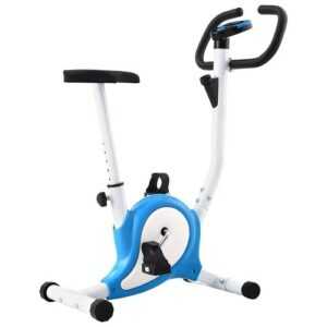 Heimtrainer Fahrrad Blau mit Riemenantrieb Fitnessgerät Indoor Training
