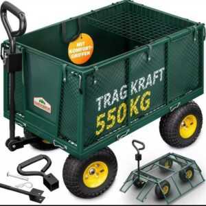 Gardebruk Transportwagen Bollerwagen   550kg Luftbereift Gerätewagen Handwagen