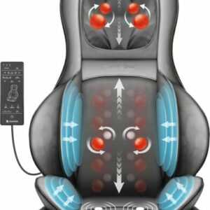 Shiatsu Massageauflage: Wärme, Knet- & Rollmassage, Nacken, Rücken, Schultern