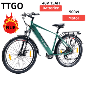 NEU 27.5 Zoll Mittelmotor Elektrofahrrad 500W 48V 15AH E-Citybike TTGO M310 EU