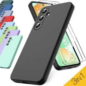 Hülle + 2 x Schutz Glas für Samsung Galaxy S25 S24 S23 S22 S21 Edge Ultra 5G