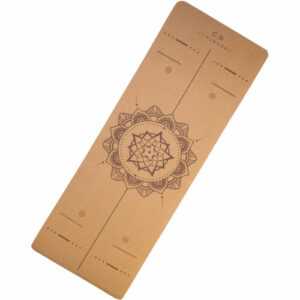 CureBobby Yogamatte Kork Fitnessmatte Sportmatte Gymnastikmatte Pilates Aerobic