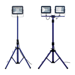 as-Schwabe SLIMLINE Chip-LED Baustrahler mit Stativ 30 W IP65 Arbeitsleuchte