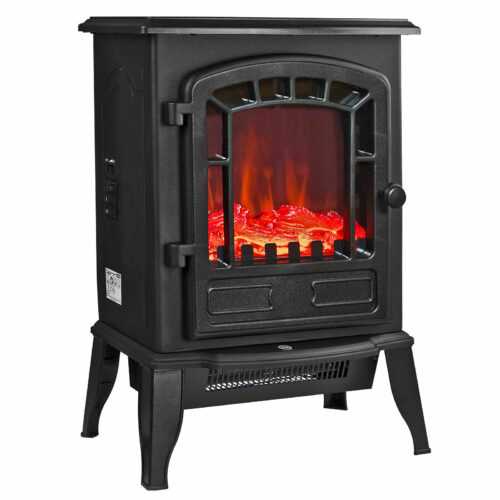 Elektrokamin Kamin Kaminofen Ofen Feuer elektrisch Heizung Heizlüfter 2000W