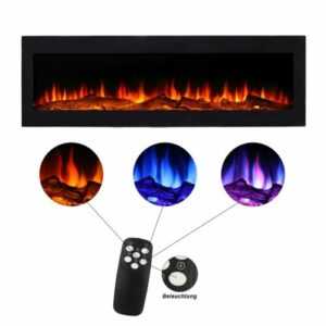 Kamin MERAN Wandkamin Einbaukamin Kamin Ofen Heizung Deko  Elektrokamin 130cm