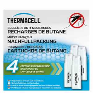 Thermacell Mückenabwehr Gaskartuschen 4 Stück - Nachfüllpackung Gas-Kartuschen