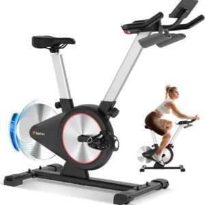 Spearx Ergometer Heimtrainer mit App, Hometrainer Fahrrad für Zuhause