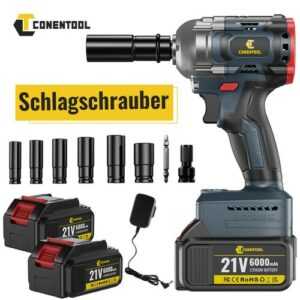 Akku Schlagschrauber Neu Akkuschrauber 620Nm 21V Schrauber Mit 2 Batterie DHL