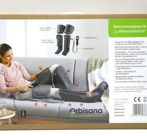 Orbisana Beinmassagegerät Luftmassagegerät Luftkompression Durchblutung Wärmefun