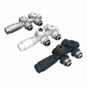 Thermostatventil Mittelanschuss Heizkörper Thermostat Hahnblock EMKE Multiblock