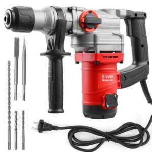 Schlagbohrmaschine Bohrhammer Meißelhammer Stemmhammer 3500W SDS-Plus Mit Koffer