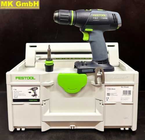 Festool T 18+3 Basic Akku Bohrschrauber, 18V, 50Nm, Brushless, Systainer, 576448